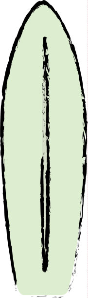 冲浪板孤立图标图片下载