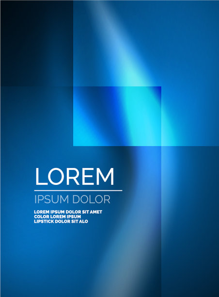 闪光丝波模板彩缎与效果图片下载