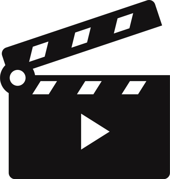 电影场记板打开图标图片下载
