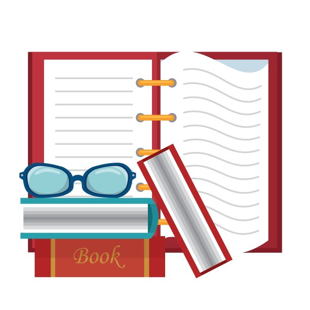 书籍教育孤立图标图片下载
