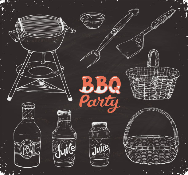 烧烤附件草图图片下载