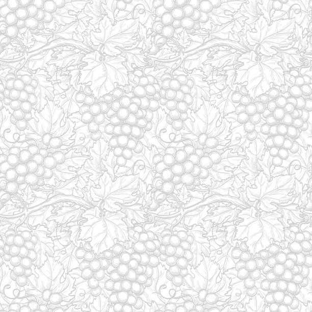 葡萄无缝图案图片下载