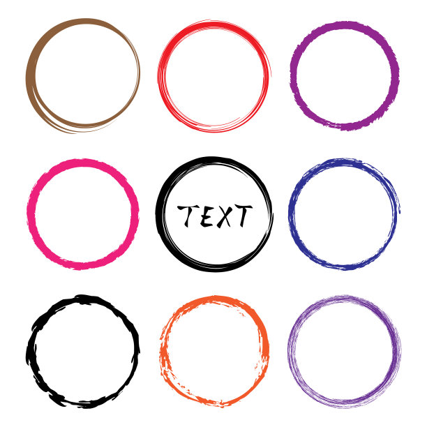 手绘圆线草图设置框架图片下载