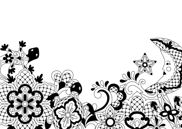 墨西哥花边背景设计图片下载