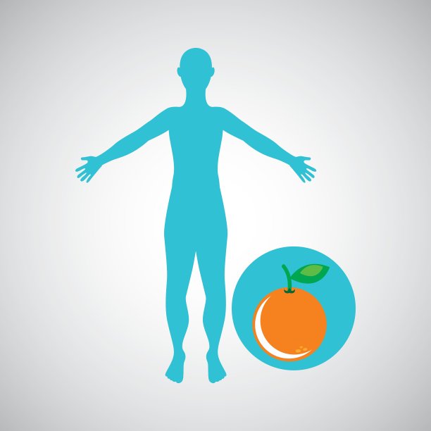 剪影橙果图案图片下载