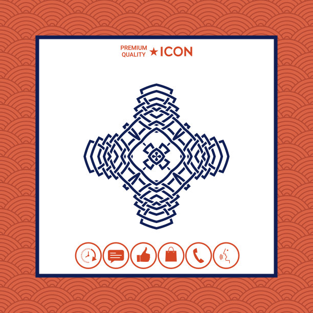 东方阿拉伯图案标志元素为您图片下载