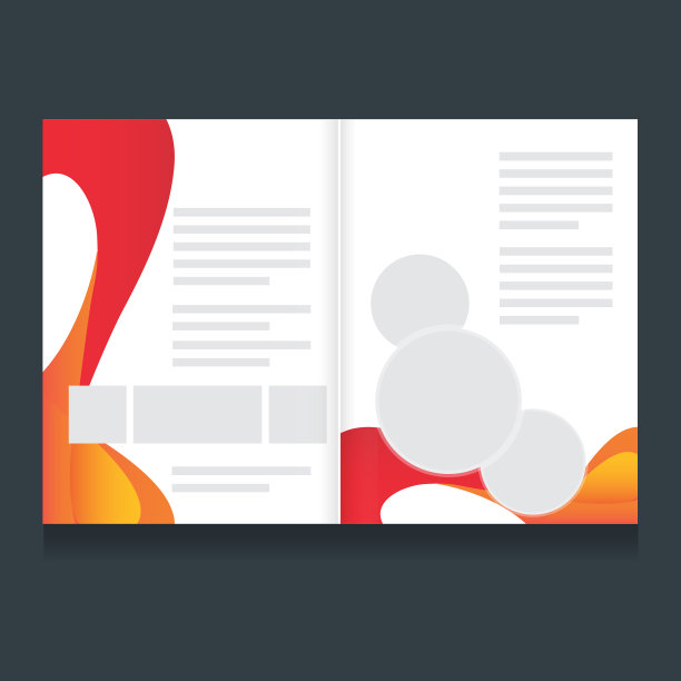 创意传单设计与黑暗的背景图片下载