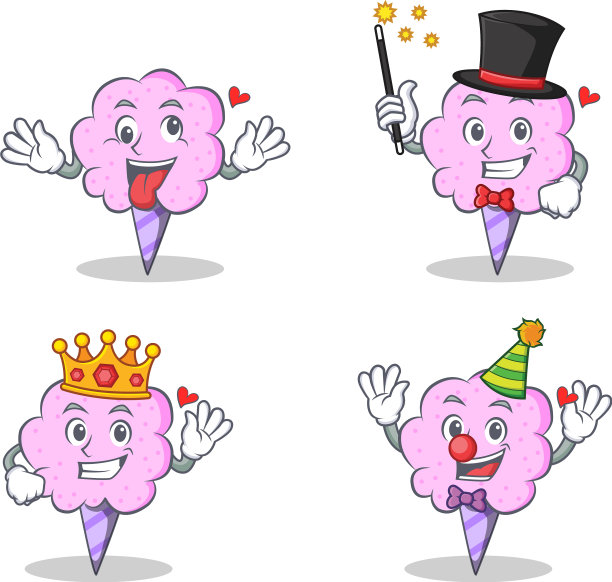 疯狂魔术师棉花糖角色图片下载