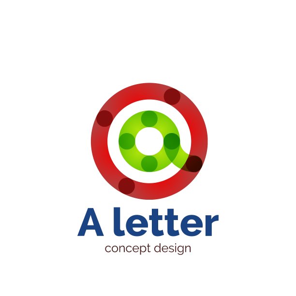 现代简约的字母概念标志图片下载