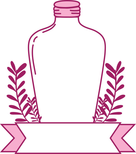 全彩长石匠罐，有树枝和丝带图片下载