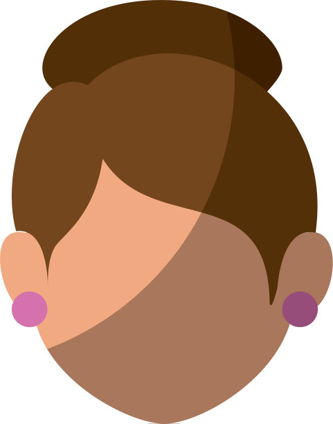 年轻女子卡通图片下载