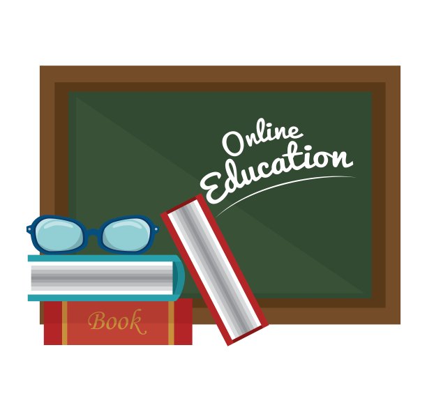 在线教育孤立图标图片下载