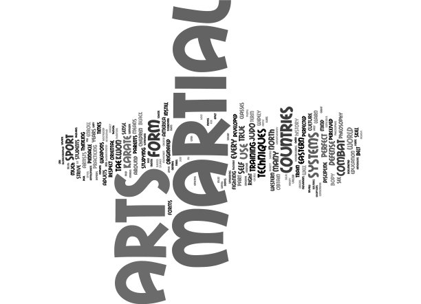 武术文本背景词云概念图片下载