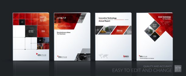 商务套宣传册模板布局图片下载