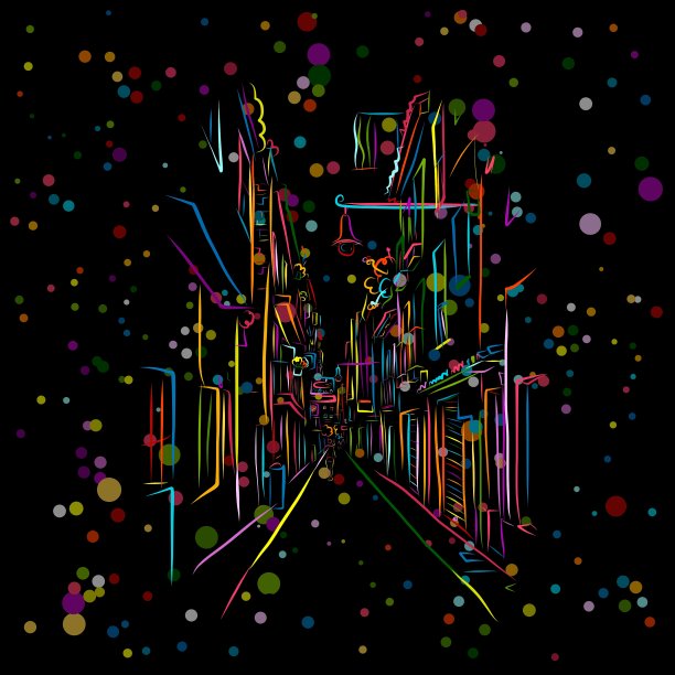 旧夜街的草图来做你的设计图片下载