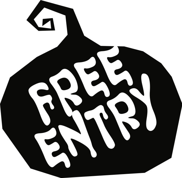 免费进入标签的南瓜派对万圣节标签图片下载