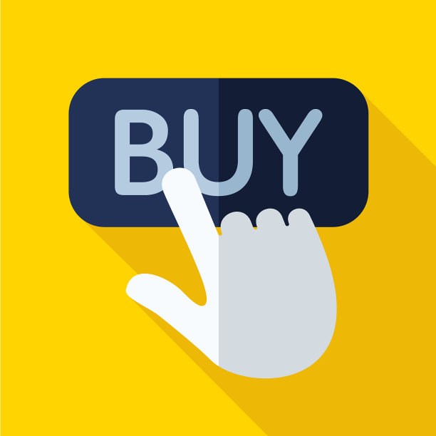 手指指向购买标志图标图片下载