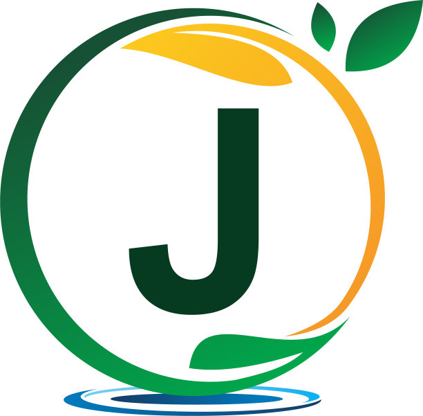 绿色项目解决方案字母j图片下载