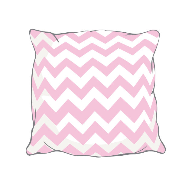 卡通装饰枕头手绘一套图片下载