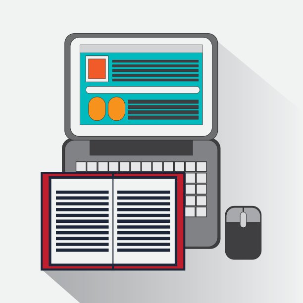 笔记本电脑和数字营销设计图片下载