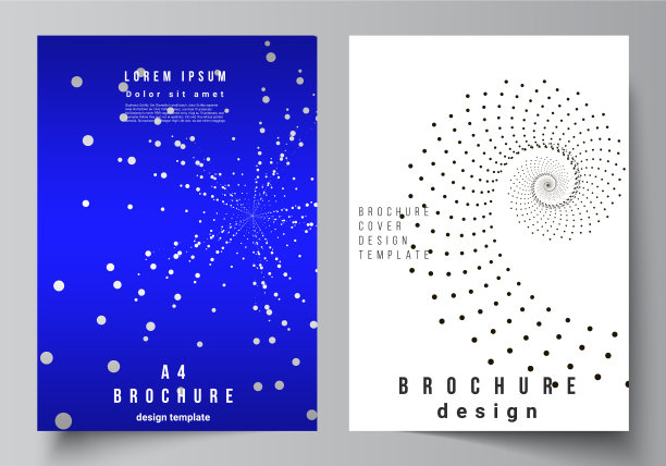 a4格式的现代封面布局图片下载