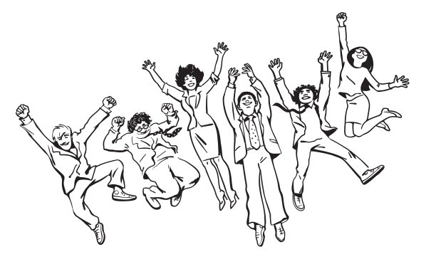 一群朋友玩得开心，跳，跳，耍图片下载