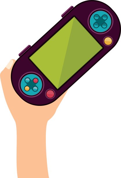 独立的电子游戏手柄设计图片下载