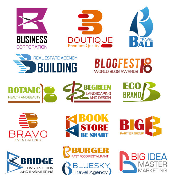 商业公司和品牌识别字母b图片下载