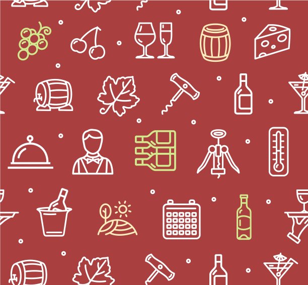 酿酒背景图案图片下载