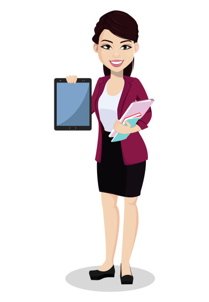 穿着办公室服装的亚洲商务女性图片下载