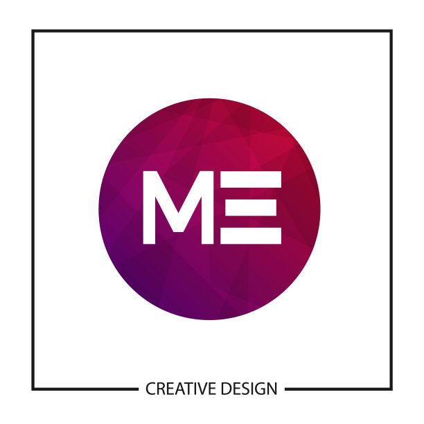 首字母ME logo模板设计图片下载