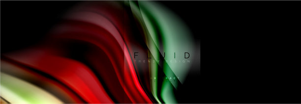 彩虹流体抽象形状液体颜色图片下载