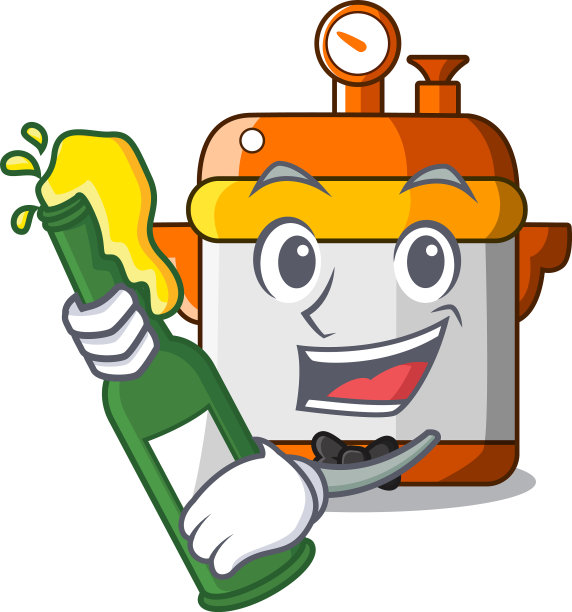 与啤酒电压力锅隔离图片下载