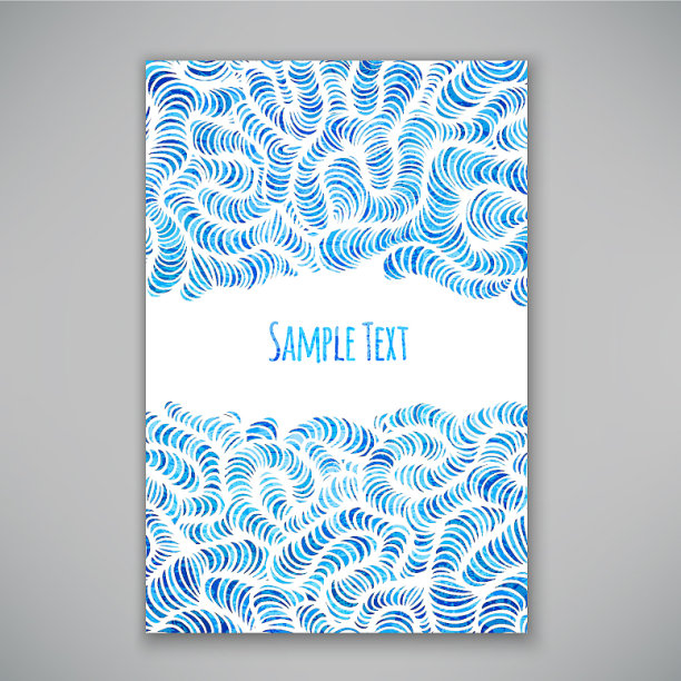 美丽的卡片模板图片下载