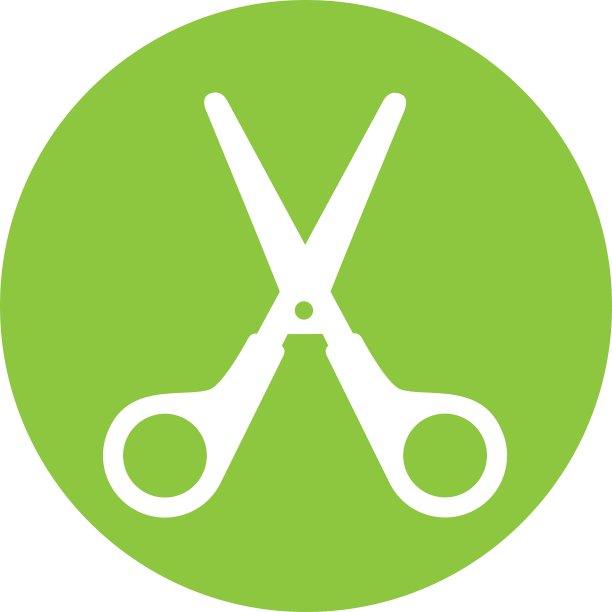 剪子学校供应孤立图标图片下载