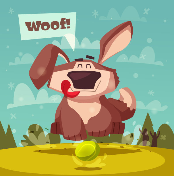 有趣的卡通狗图片下载