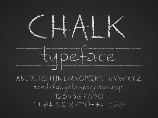 字母，数字和符号手绘图片下载