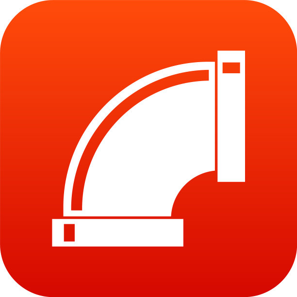 连接管道图标数字红色图片下载