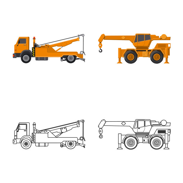 建筑及施工标识设计图片下载