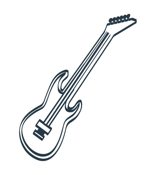 有弦乐器的电吉他图片下载