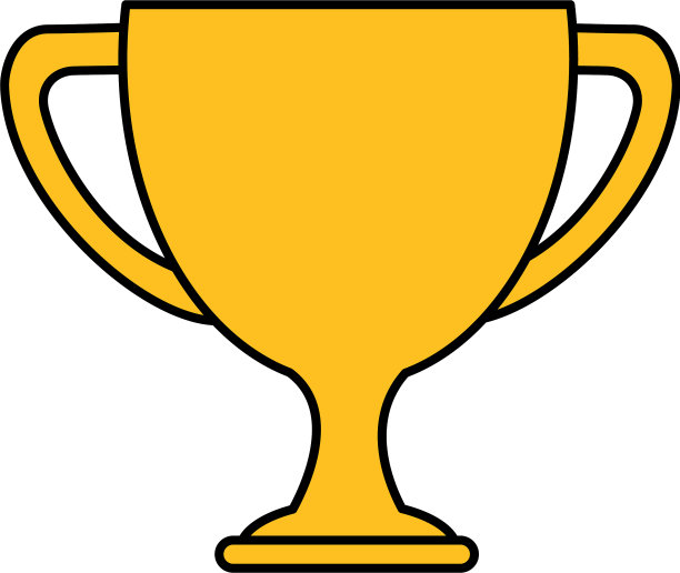 奖杯孤立的图标图片下载