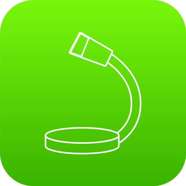 桌面麦克风图标绿色图片下载