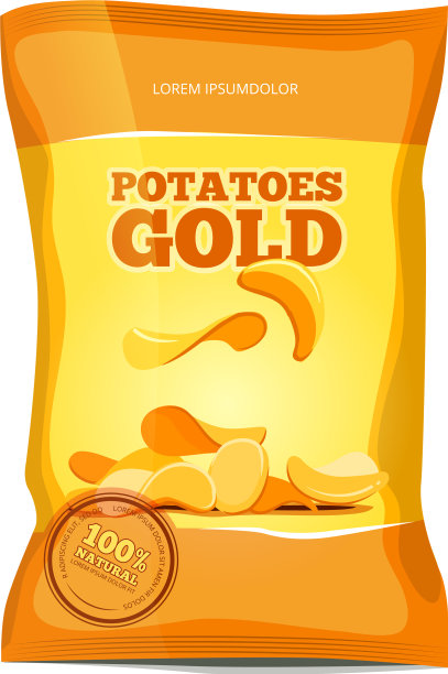 脆薯片零食袋装图片下载