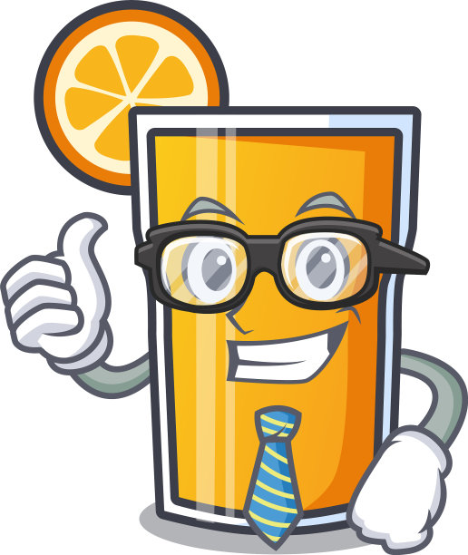 商人橙汁卡通人物图片下载