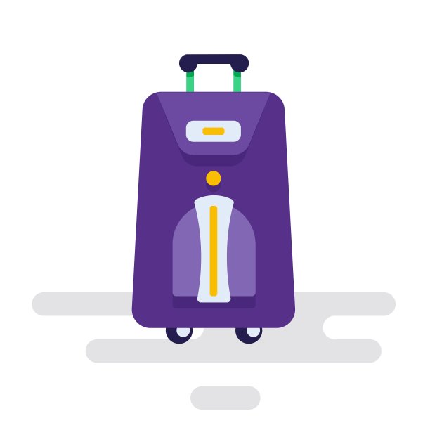 带轮子的行李袋图片下载