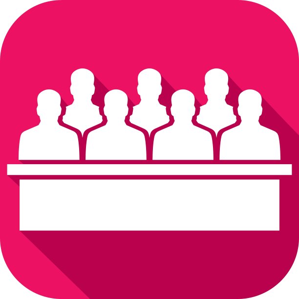 陪审员在法院的图标图片下载