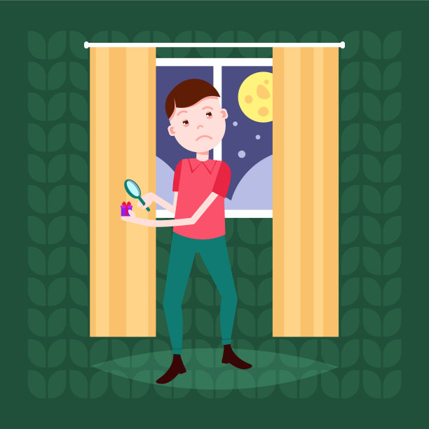 男人看着礼盒里的礼物图片下载