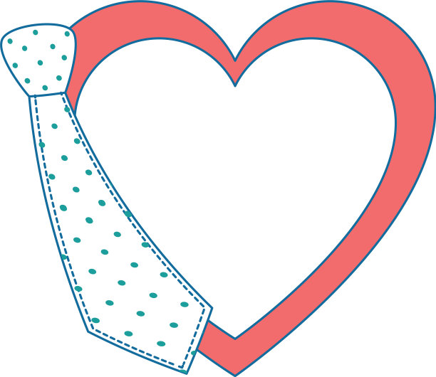 领带配饰设计图片下载