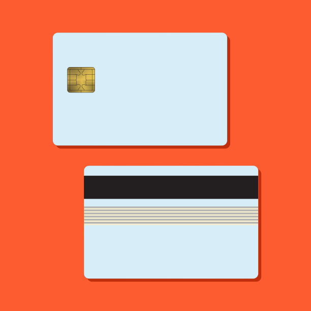 银行信用卡模型空白模板图片下载