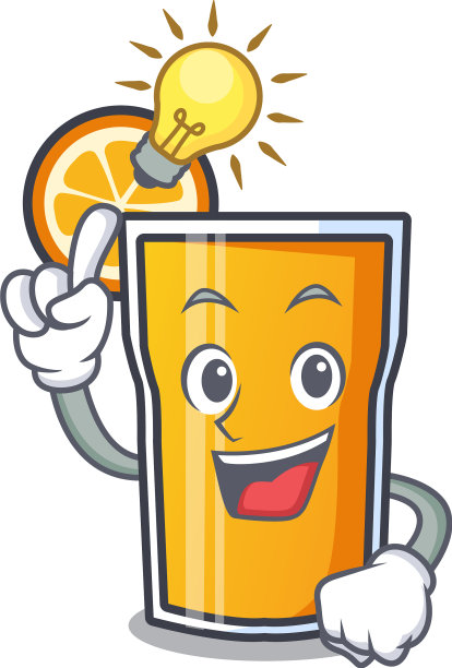 想好橙汁吉祥物卡通吗图片下载